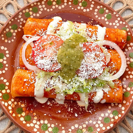 N39  Pork Enchiladas
